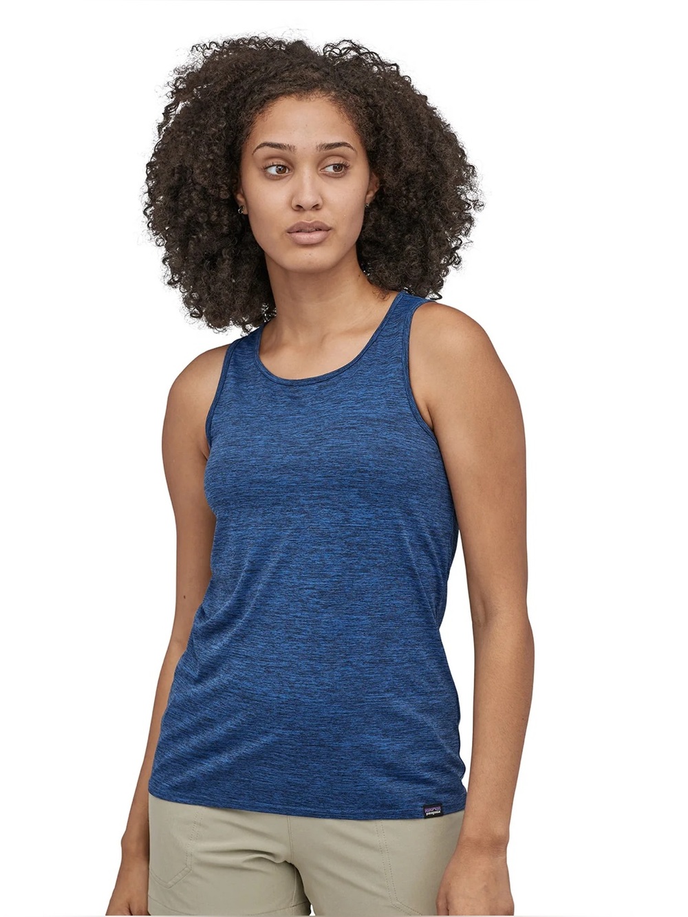 Patagonia Capilene Cool Daily Outdoor Life Tank in Heathered Blue